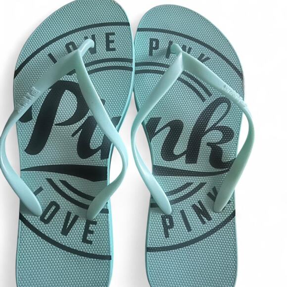 Seafoam green PINK victorias secret Womens 7/8 - Picture 1 of 2